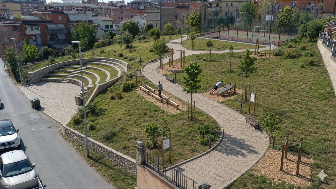 Copertina progetto Area verde Casalotto Nuovo